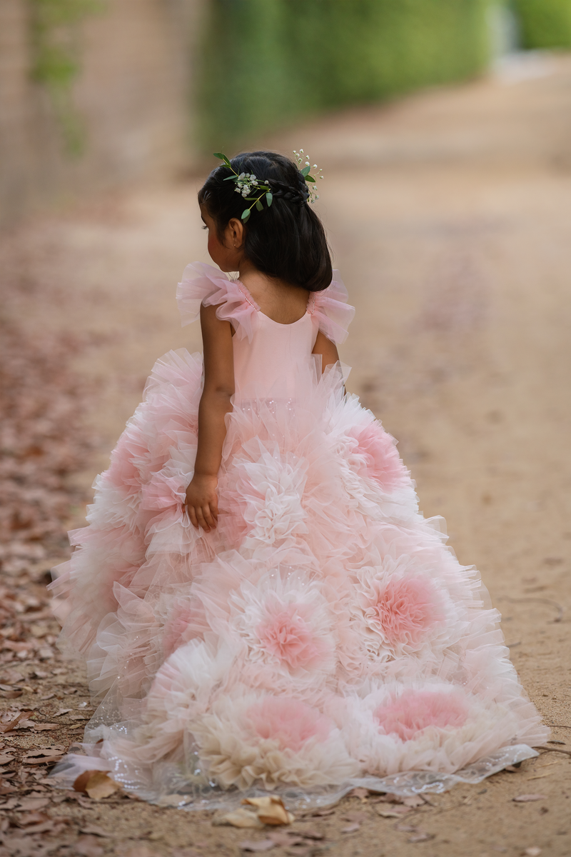 Dollcake factory Floral Gowns size 3 PINK