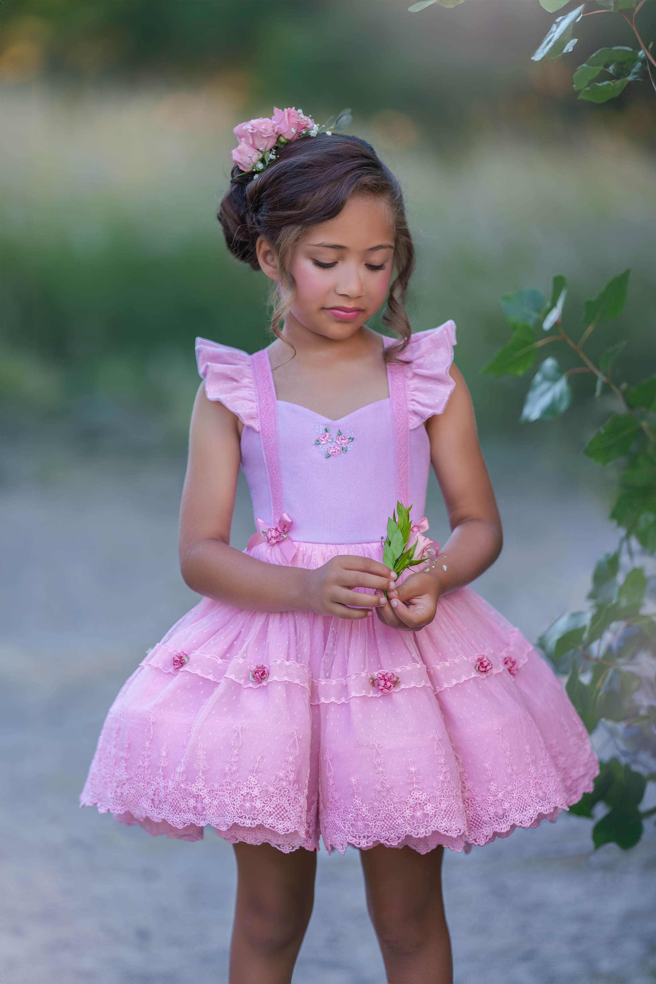 girl, dress, pink, front view, new , dollcake