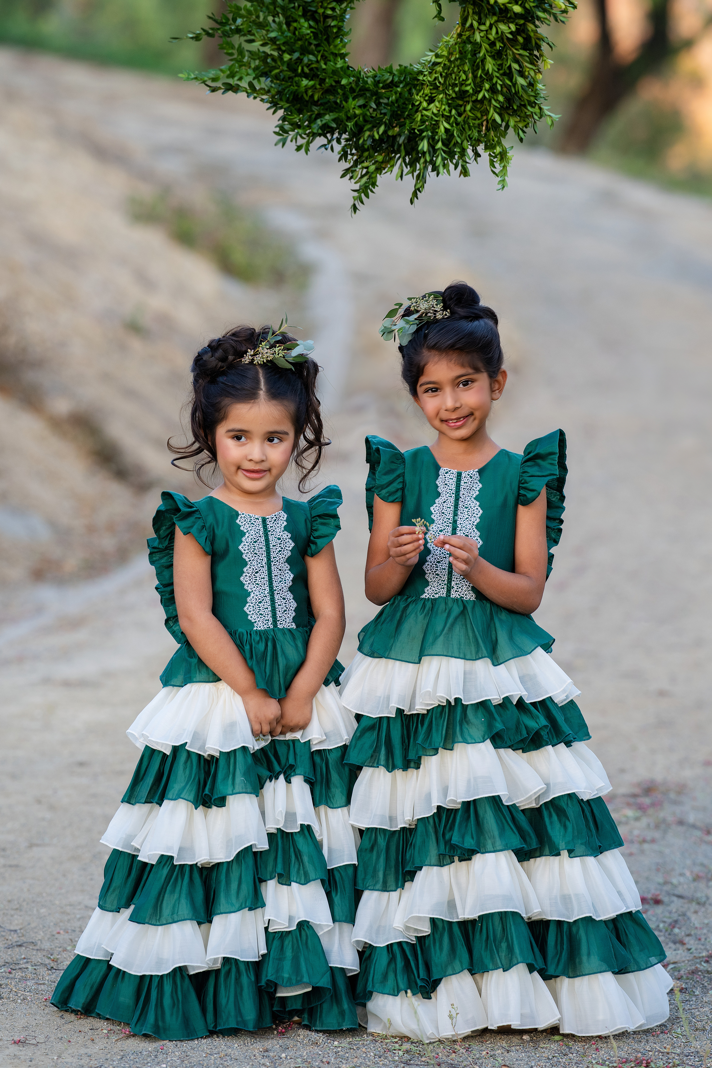 Christmas Skirt Frock (Green)