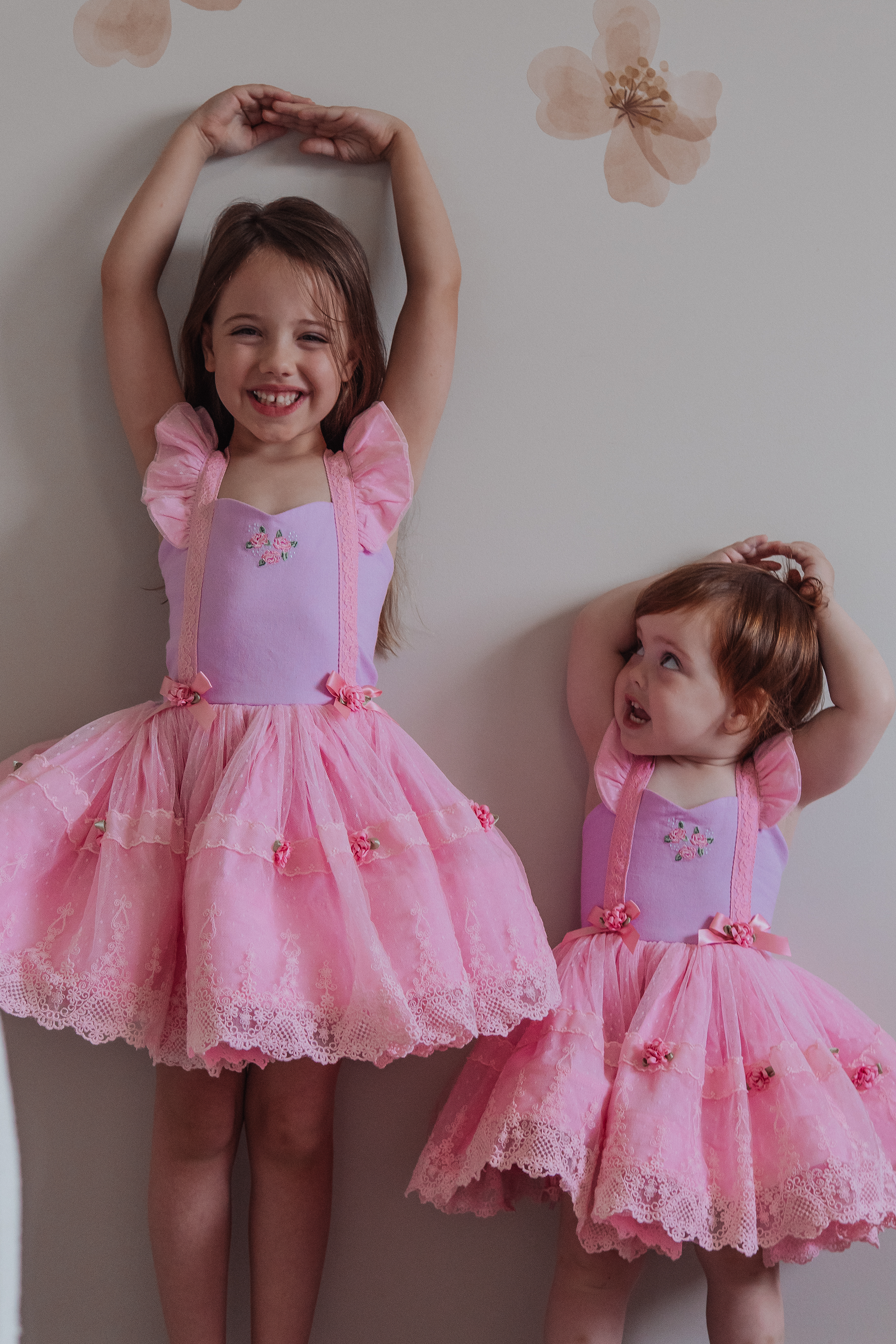 dress, pink, dollcake, new, clothing, toddler, girls, easter, front view