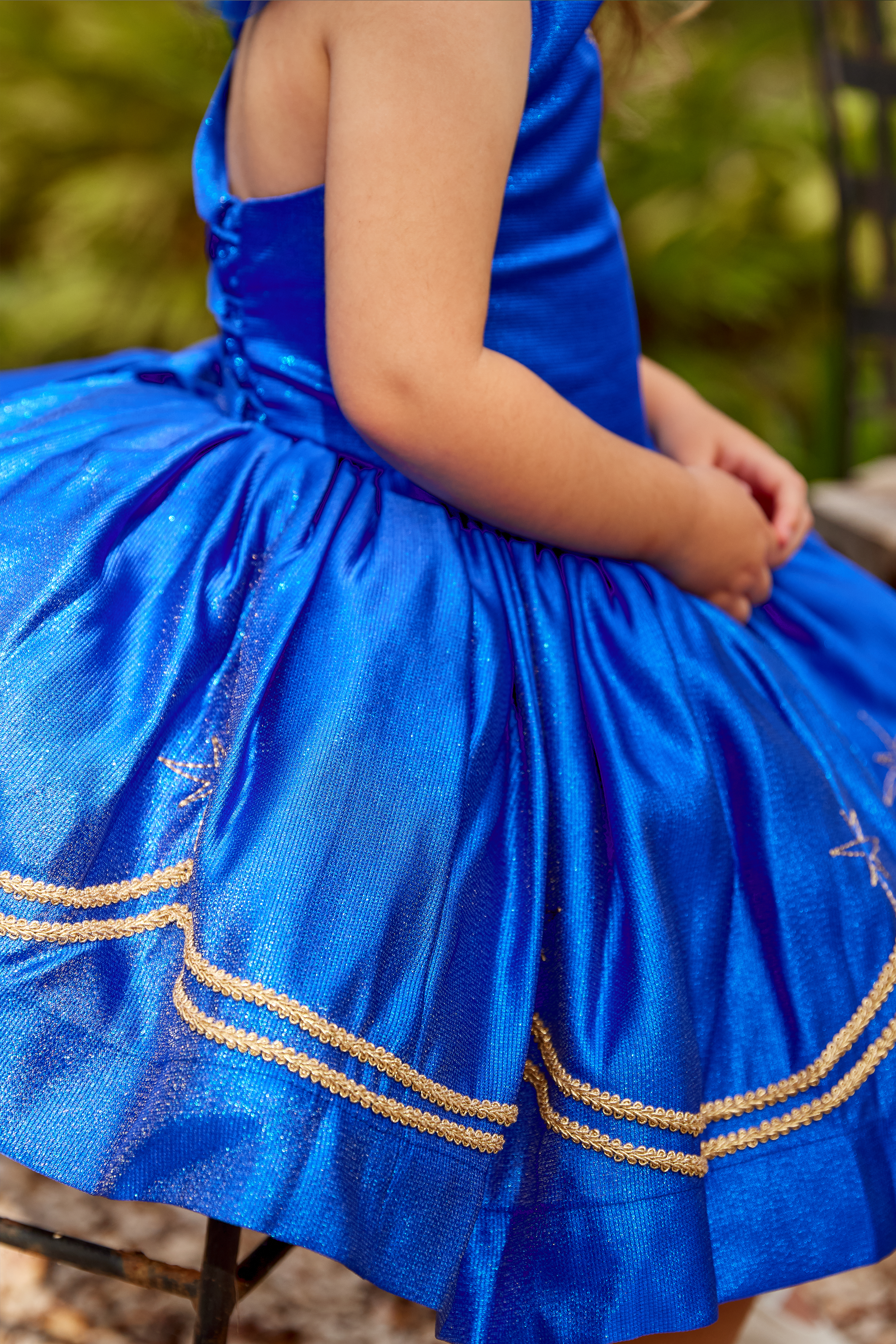 Glitz In Royal Dress