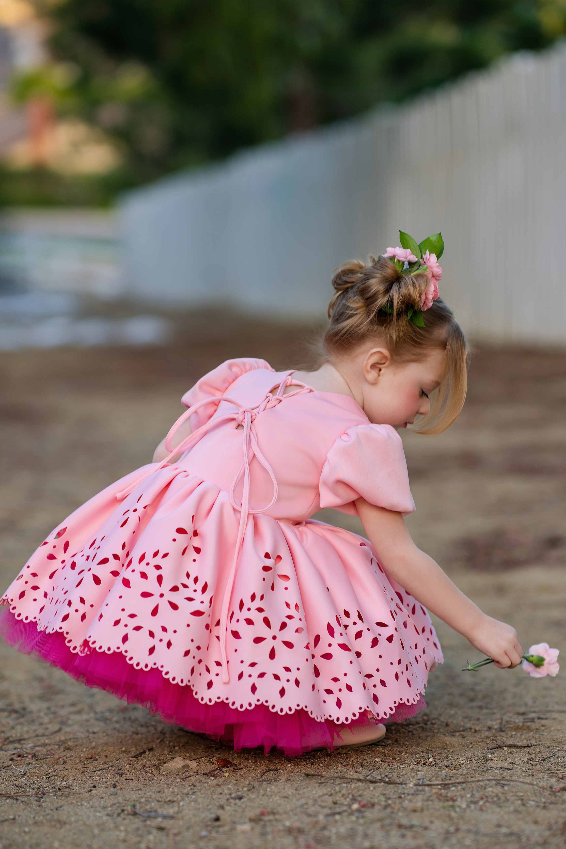 Doily Dress (Pink)