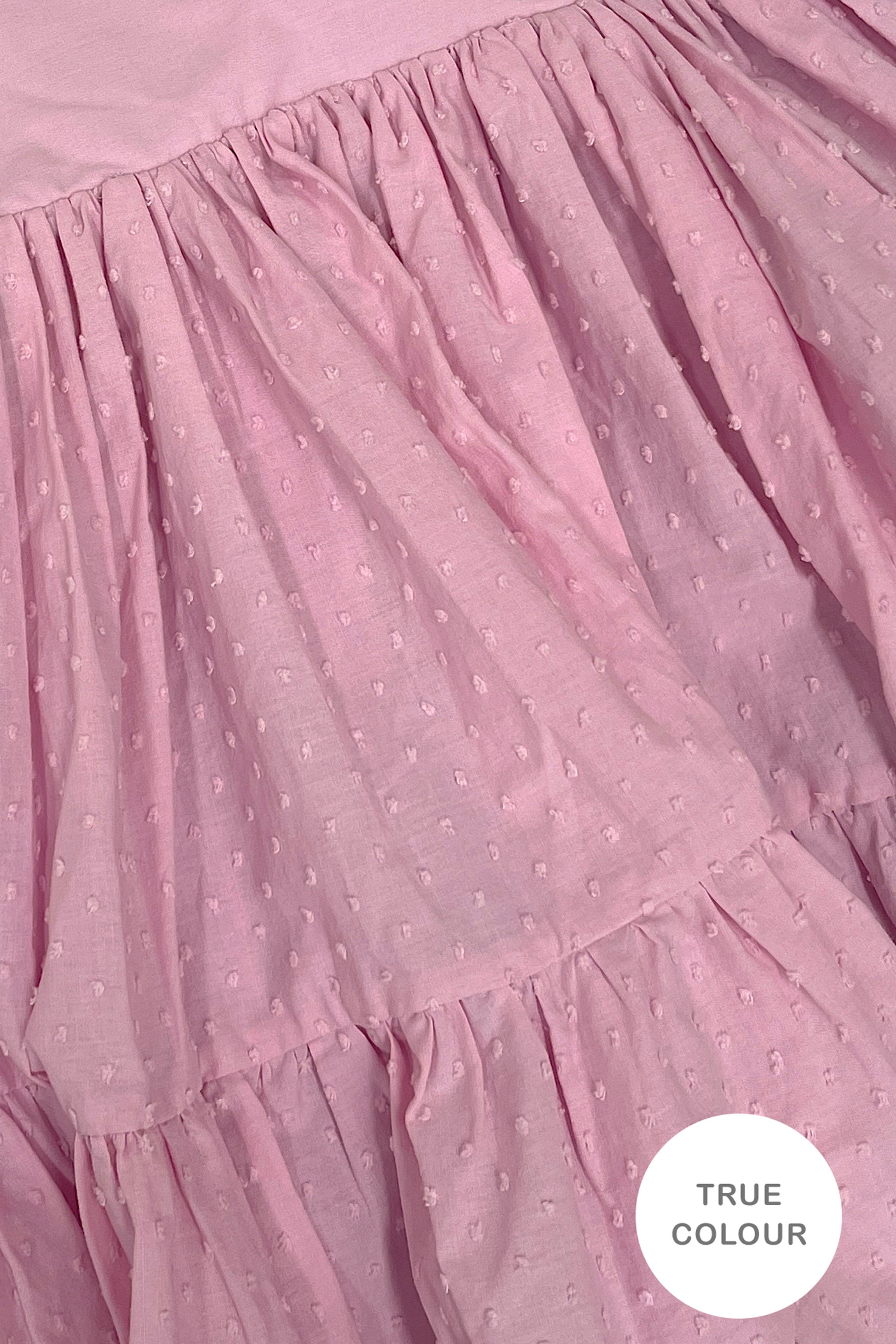فستان باني هوب (وردي)