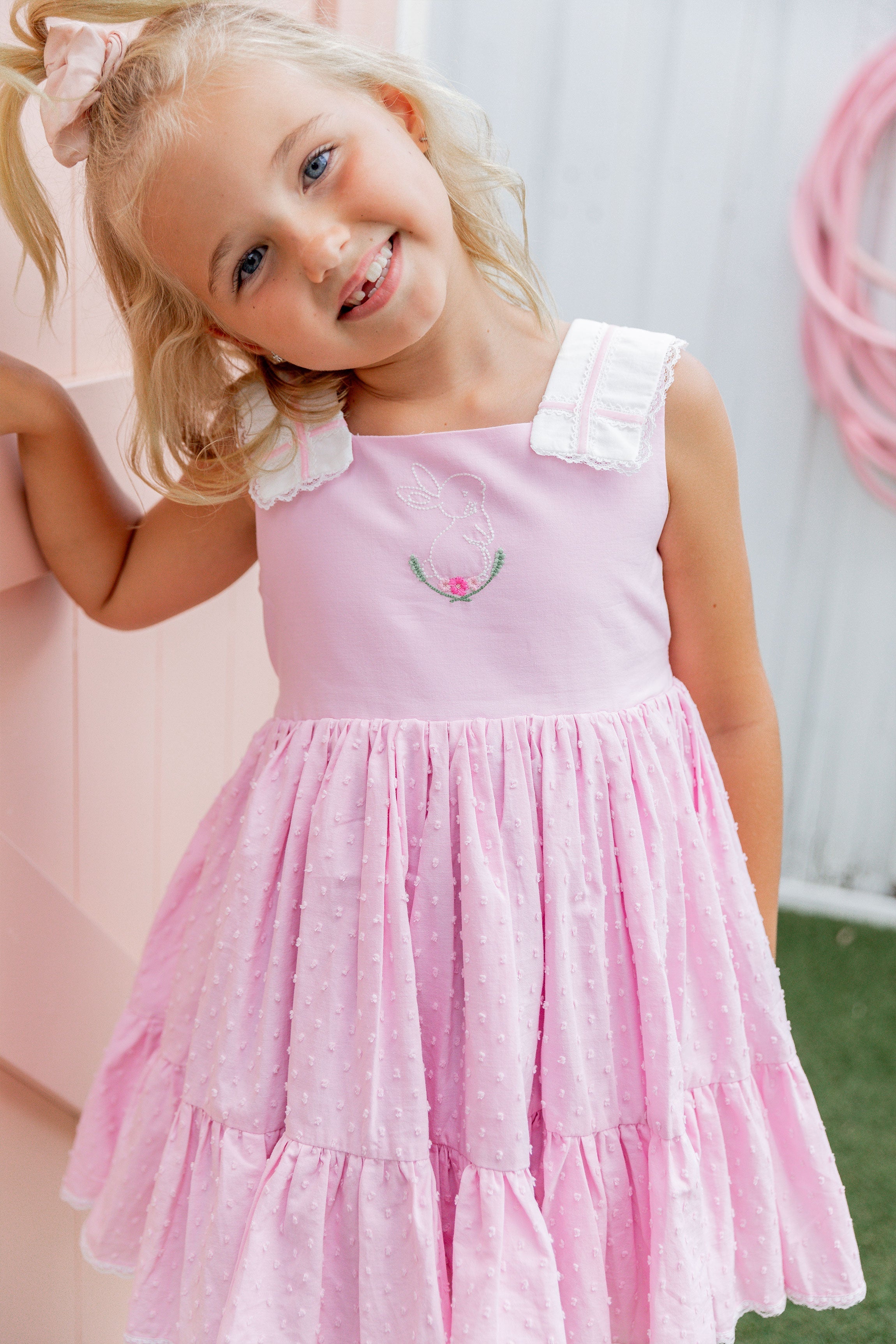 Bunny Hop Dress (Pink)