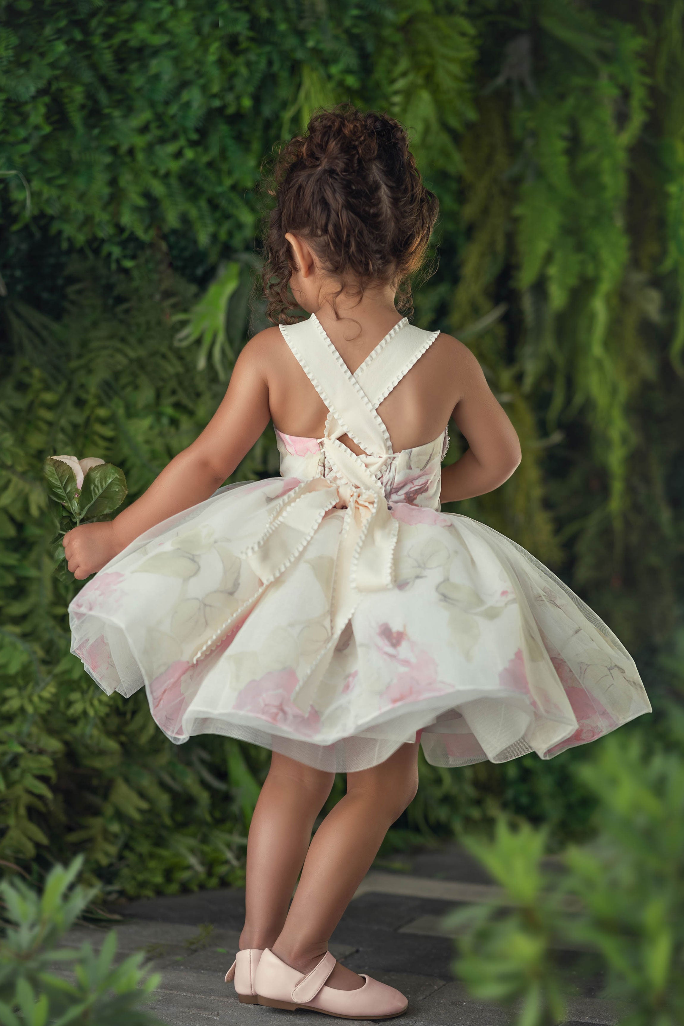Bouquet Babydoll Dress (Short)