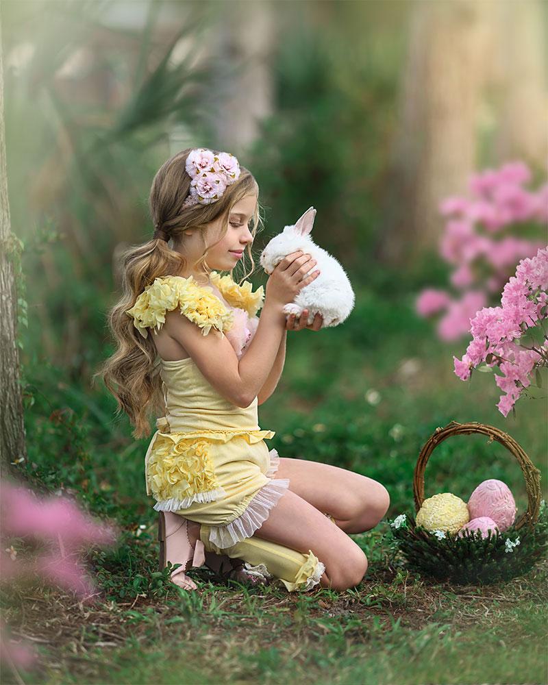 Bunny Kisses Bloomers Yellow
